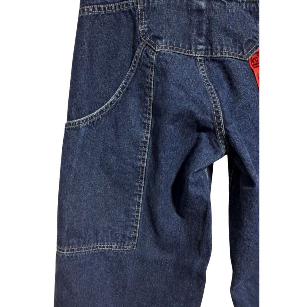 Levis L2 Jeans Mens W 28 Dark Wash Blue Denim Baggy Relaxed Fit - Picture 13 of 14